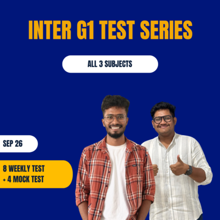 Inter G1 Test Series Sep 26